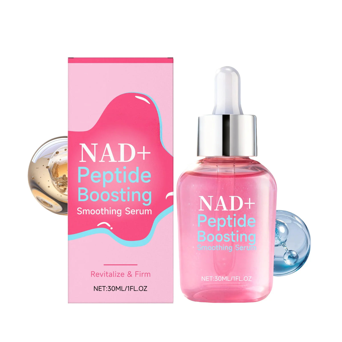 NAD Plus Peptide Serum And Cream Duo Anti Aging Firming