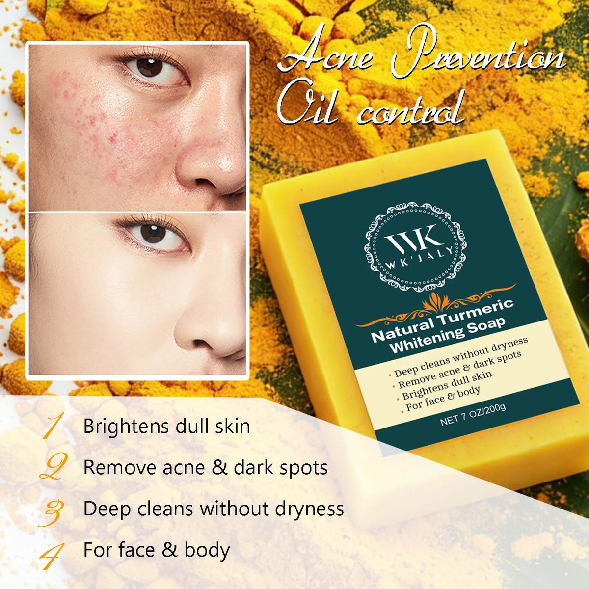 WKJALY Lightening Skin Kit For Women Moisturizing Spot Treatment