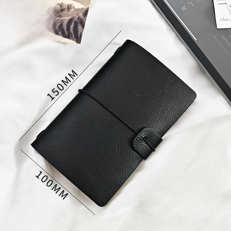 Vintage Leather Travel Diary Journal And Sketchbook Planner