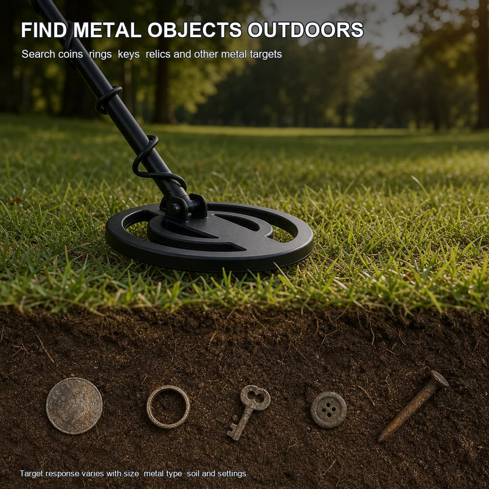 Adjustable Waterproof Metal Detector Kit With Digital Display Screen