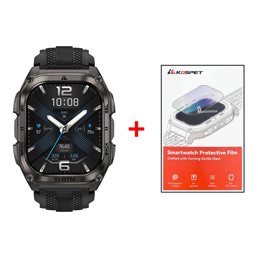 KOSPET Tank M4 Smart Watch GPS Stainless Steel Dive Edition