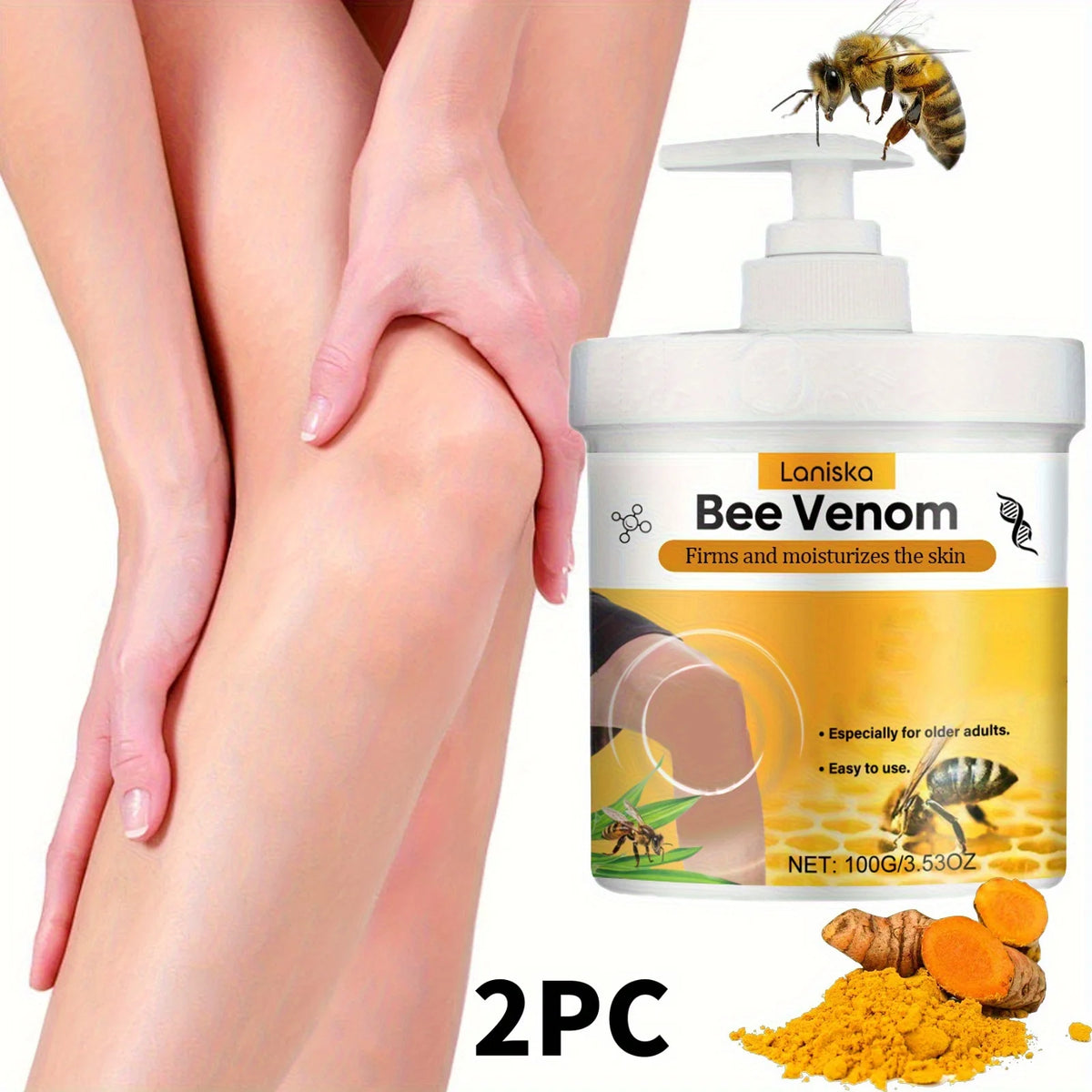 Bee Venom Joint Massage Cream Turmeric Arnica Body Care