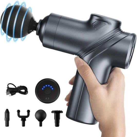 Leercon Massage Gun With Silent Brushless Motor And Four Heads