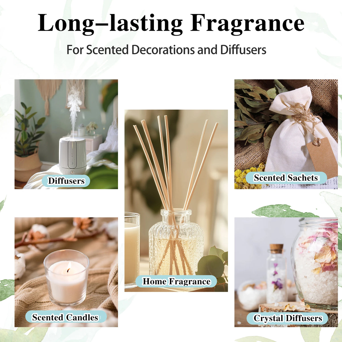Mayjam Pure Essential Oil Kit For Aromatherapy Diffusers