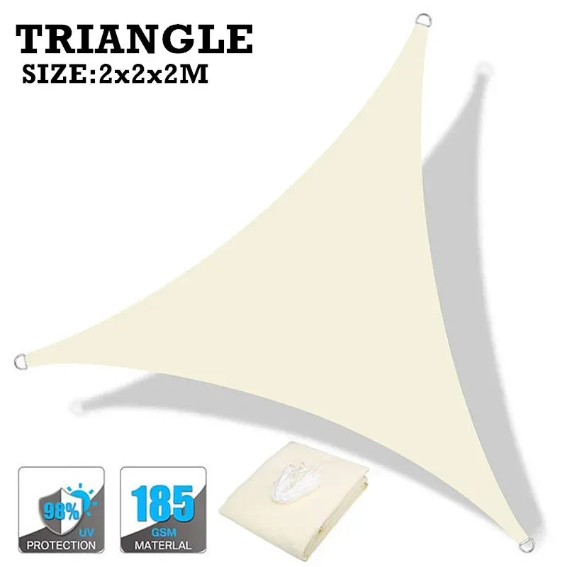 Waterproof Sun Shade Sail Canopy for Patio Garden and Camping