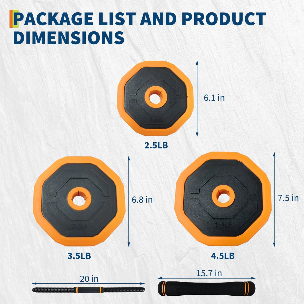 Adjustable Dumbbells Weight Set For Home Gym Strength Training