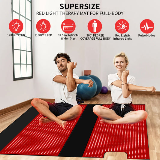 Full Body LED Infrared Thermal Relaxation Sleeping Mat