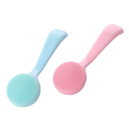 Soft Silicone Facial Cleansing Brush Makeup Removal Blackhead Portable