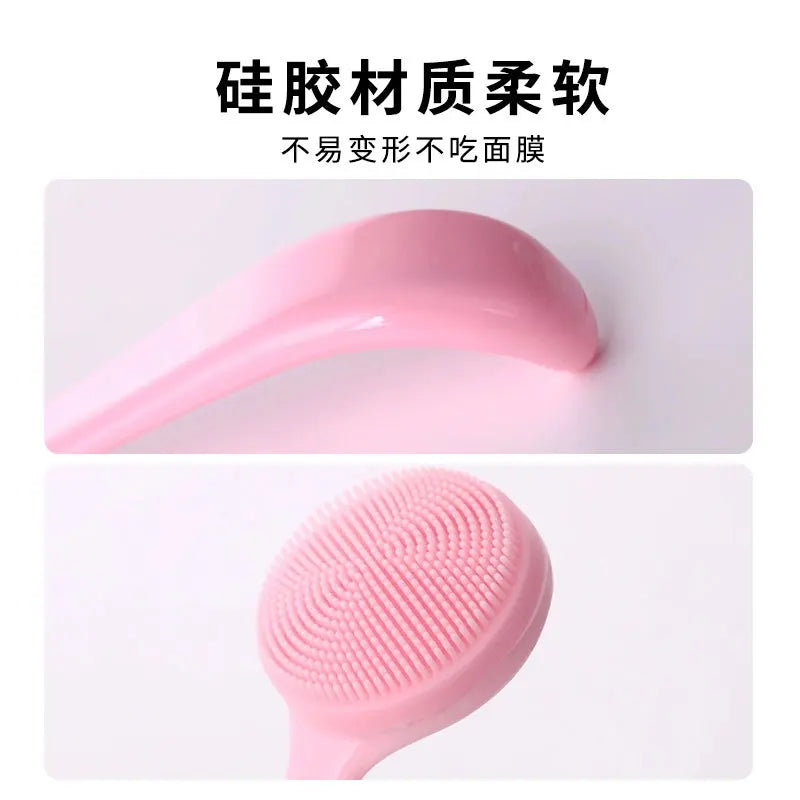 Soft Silicone Facial Cleansing Brush Makeup Removal Blackhead Portable