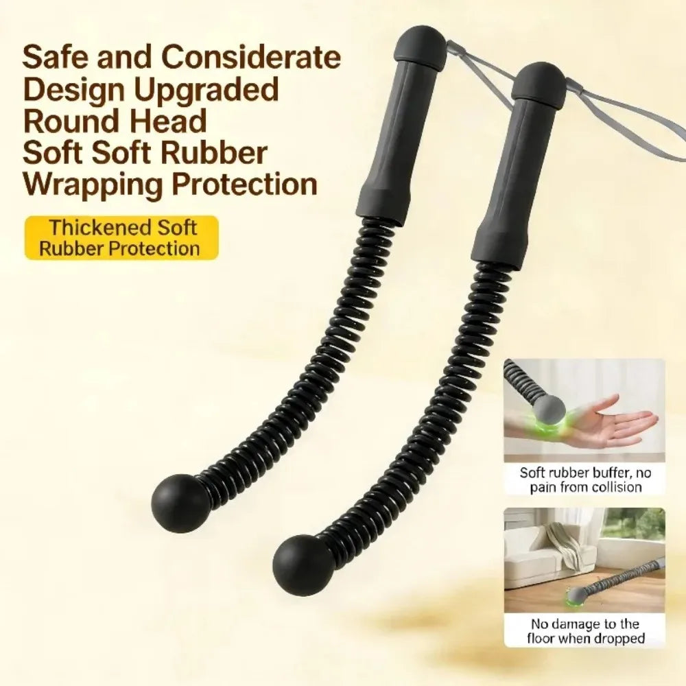 Quiet Weighted Cordless Battle Rope For Home Gym Strength Training
