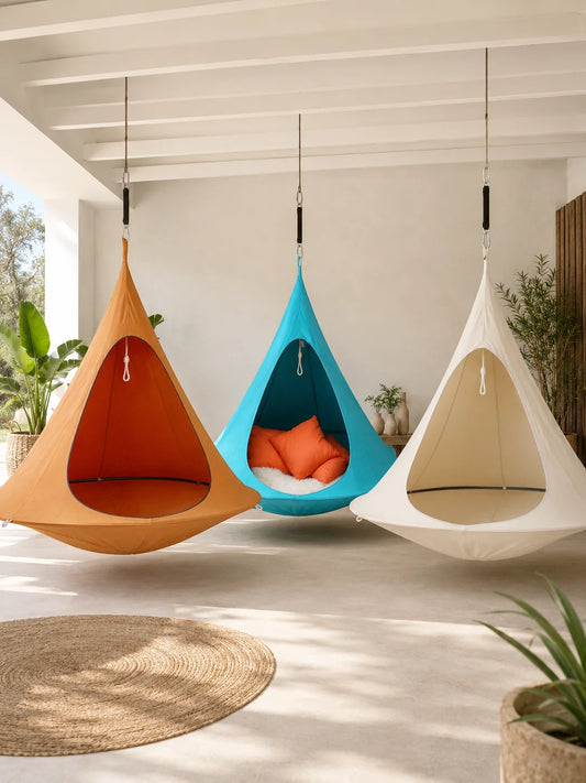 Portable Butterfly Hanging Chair Hammock for Indoor Outdoor Relaxation