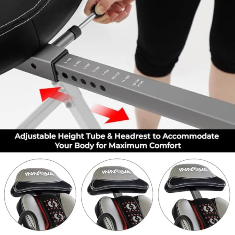 Innova Advanced Heat Massage Inversion Table For Back Relief