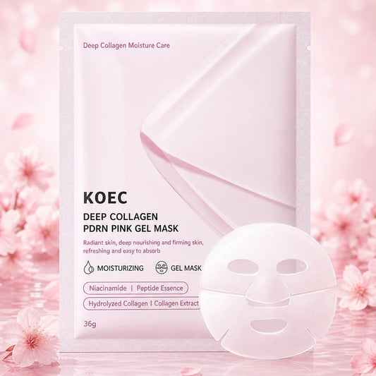 Pdrn Pink Collagen Gel Face Mask Deep Hydration Moisturizing Treatment