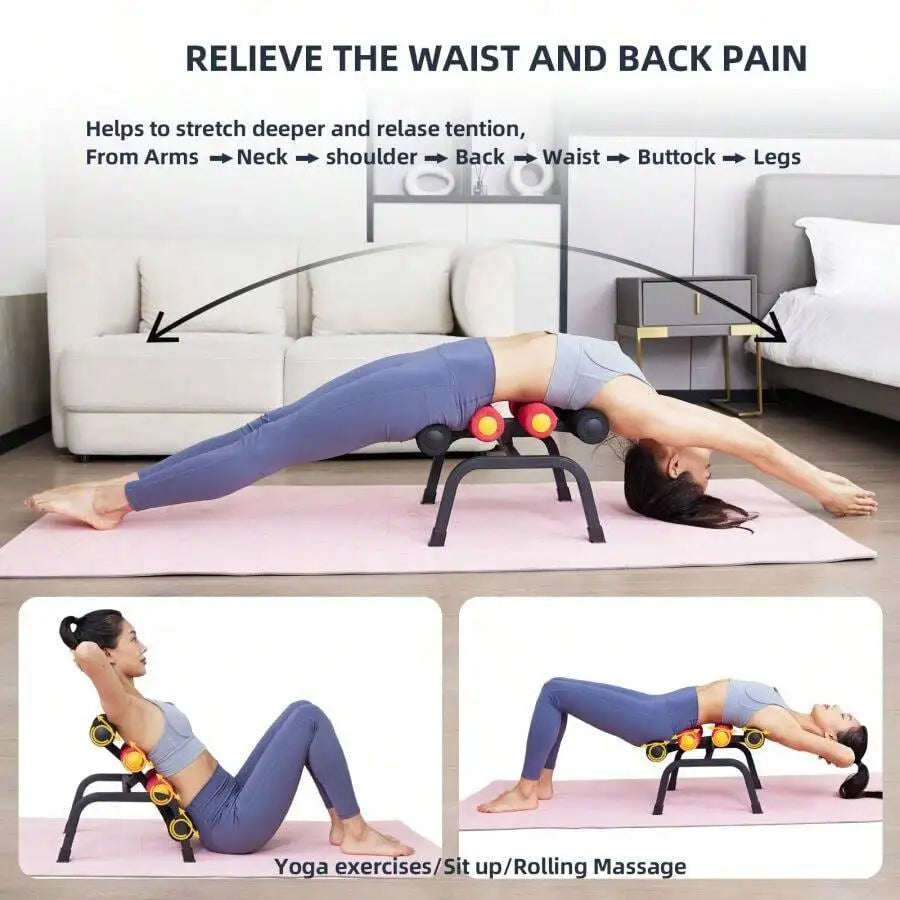 Compact Mini Inversion Table For Back Pain Relief And Stretching