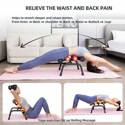 Compact Mini Inversion Table For Back Pain Relief And Stretching