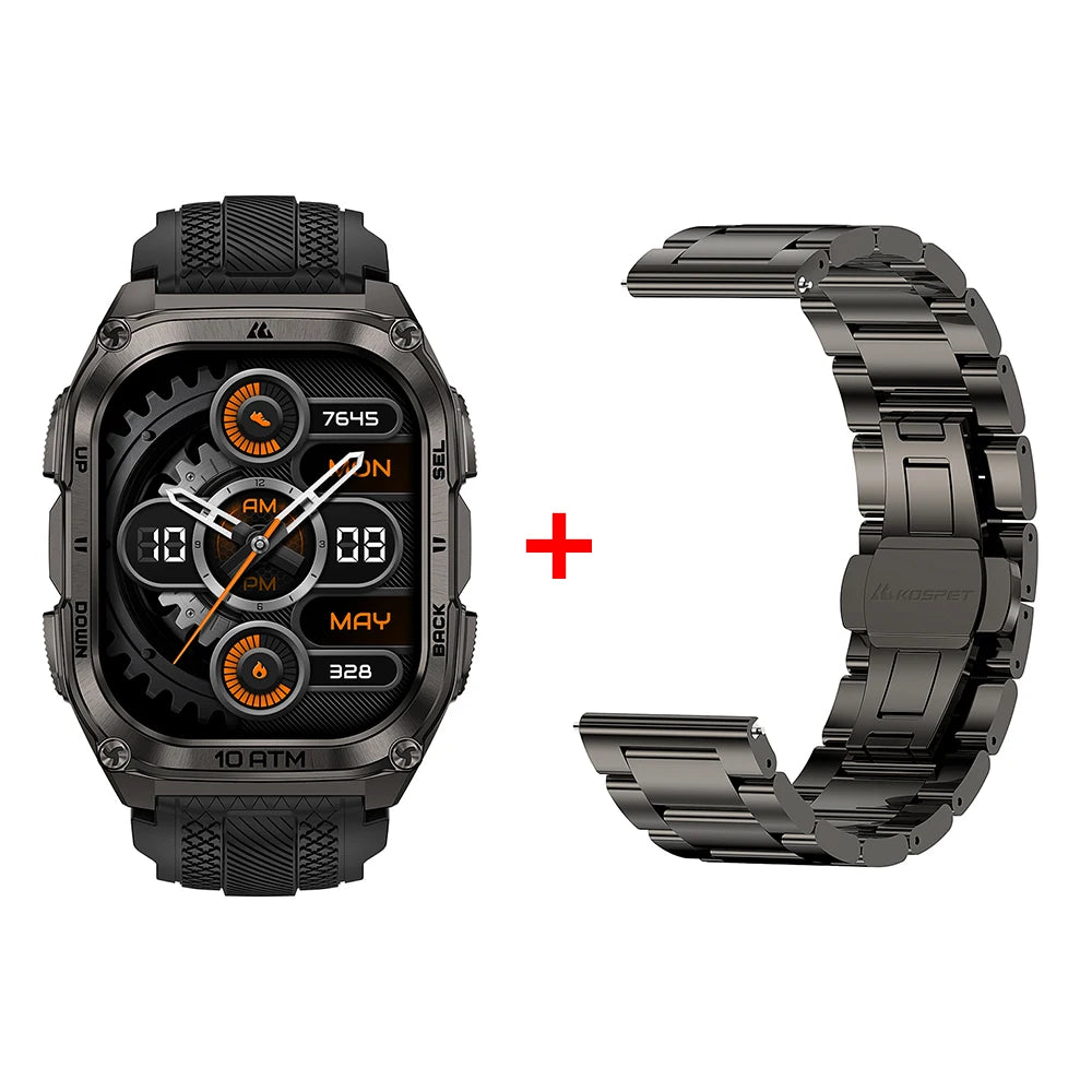 KOSPET Tank M4 Smart Watch GPS Stainless Steel Dive Edition