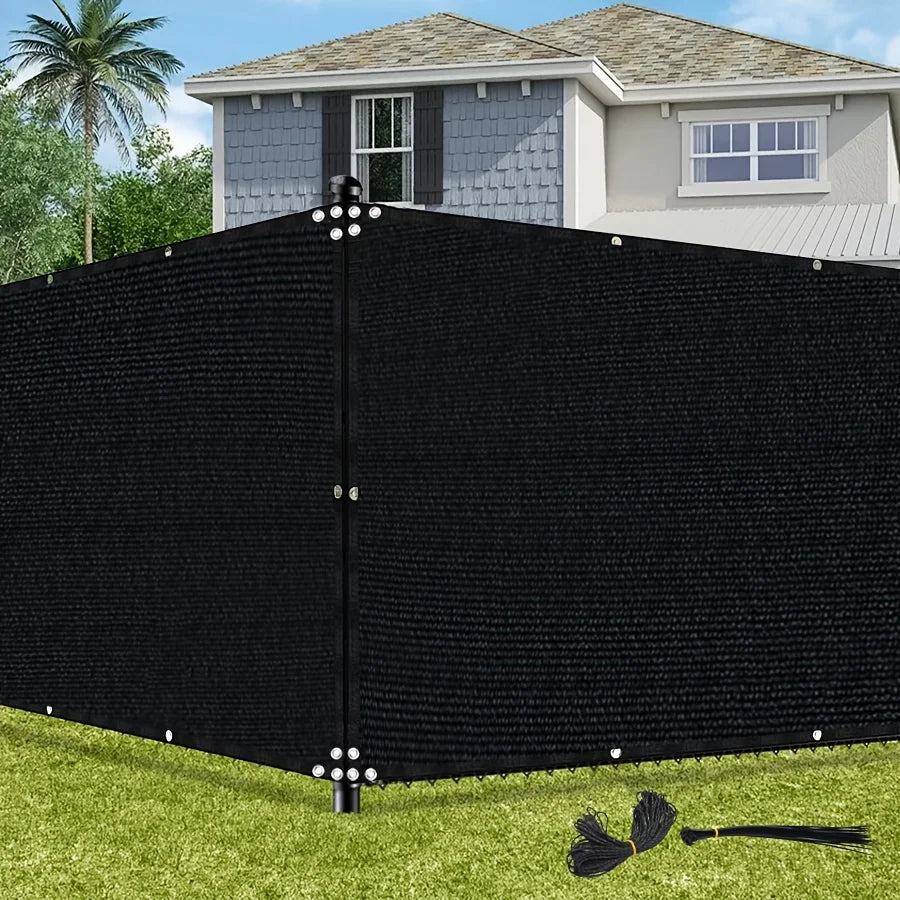 Heavy Duty HDPE Fence Privacy Screen With Cable Zip Ties