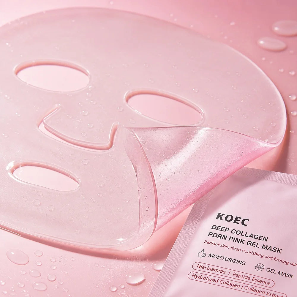 Pdrn Pink Collagen Gel Face Mask Deep Hydration Moisturizing Treatment