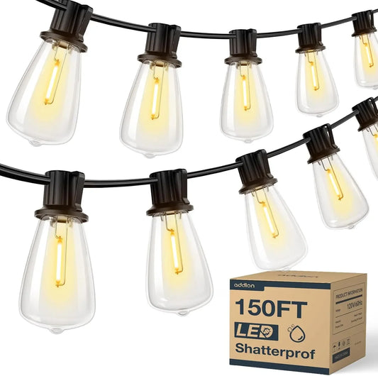 MIMIRGB Waterproof Dimmable Outdoor LED Patio String Lights