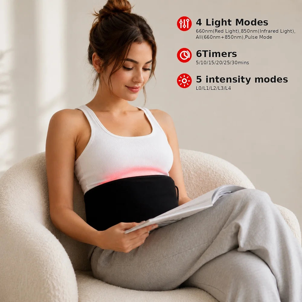 Premium 660Nm 850Nm Near Infrared Red Light Therapy Belt