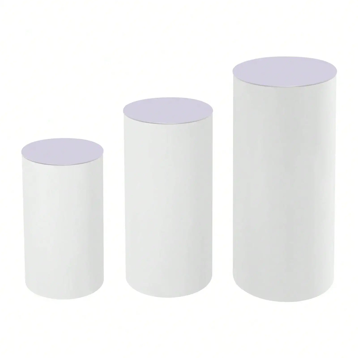 Cylinder Pedestal Display Stands for Weddings and Events