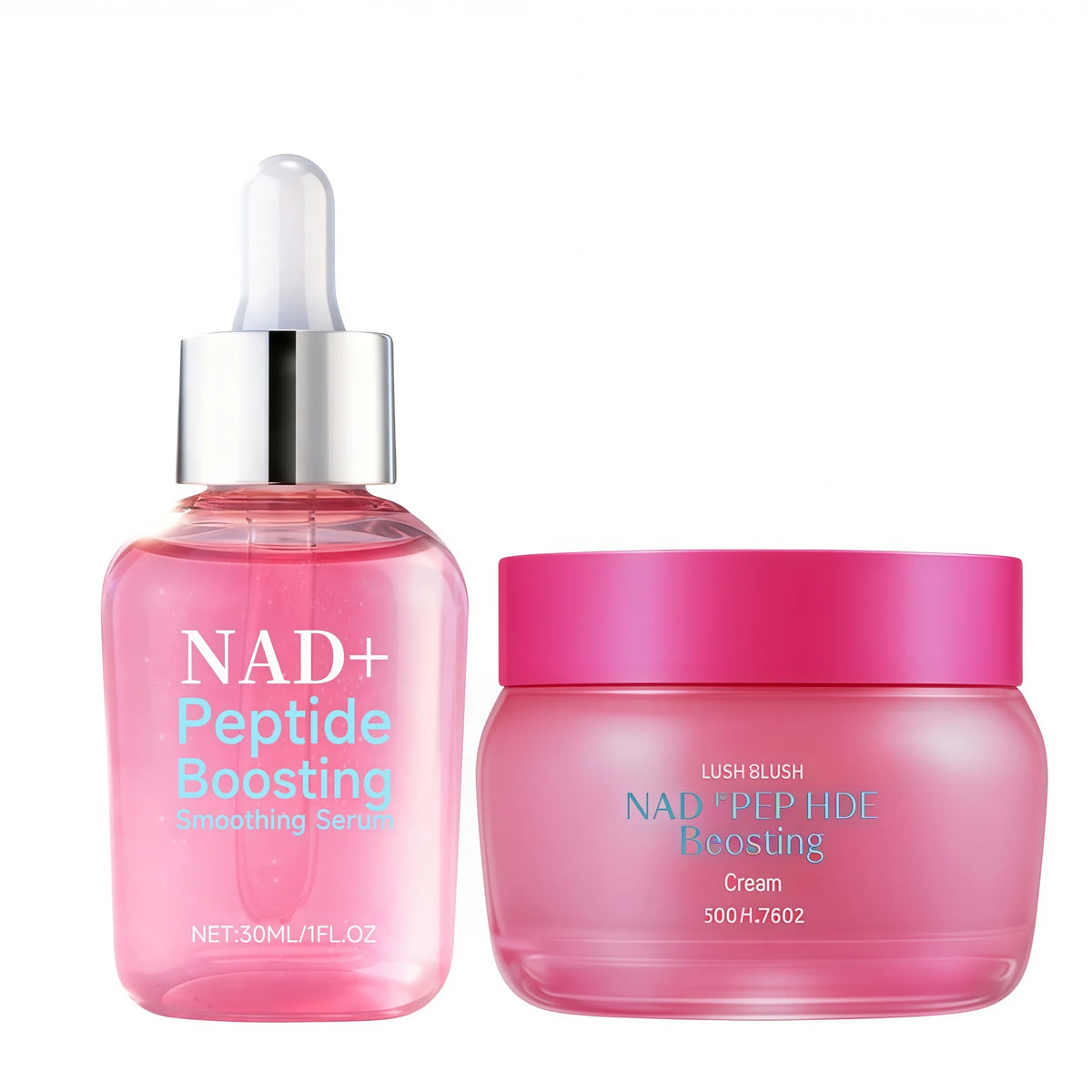 NAD Plus Peptide Serum And Cream Duo Anti Aging Firming