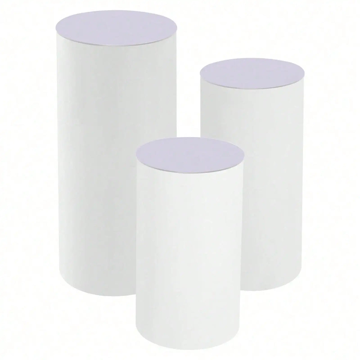 Cylinder Pedestal Display Stands for Weddings and Events