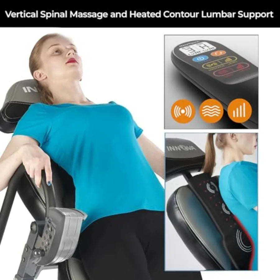 Innova Advanced Heat Massage Inversion Table For Back Relief