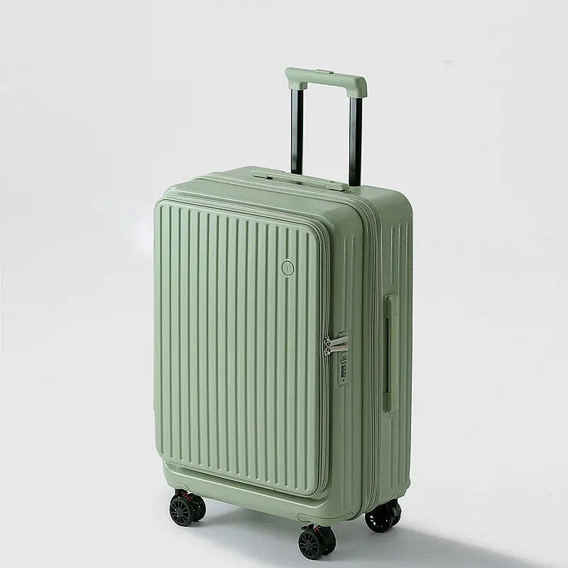 Dk Multifunctional Expandable Spinner Luggage With Brake Wheels And Usb