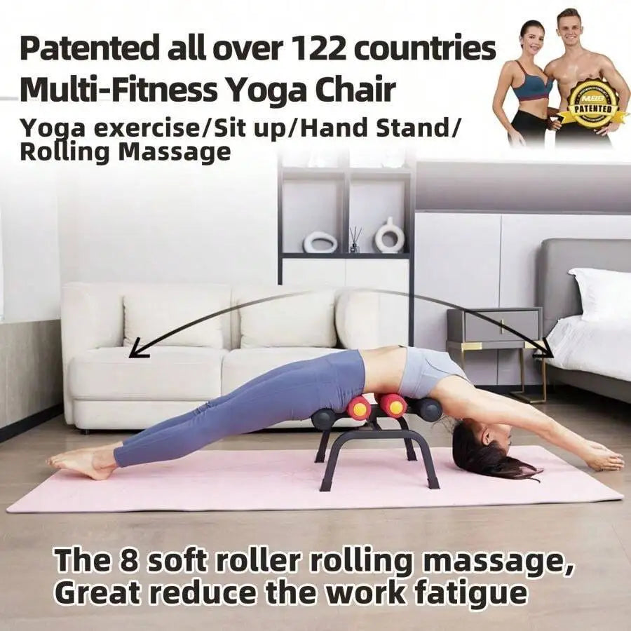 Compact Mini Inversion Table For Back Pain Relief And Stretching