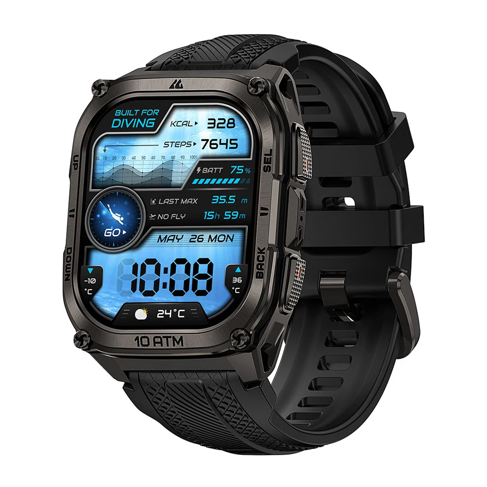 KOSPET Tank M4 Smart Watch GPS Stainless Steel Dive Edition