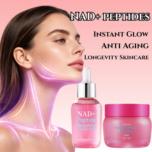 NAD Plus Peptide Serum And Cream Duo Anti Aging Firming