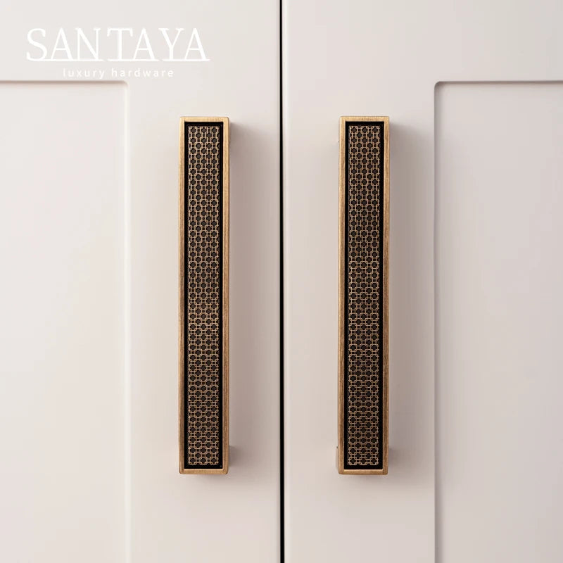 Santaya Brass Modern Kitchen Cabinet And Furniture Drawer Handle