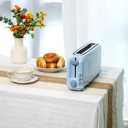 YUKOOL Slim 2 Slice Toaster With Six Shade Settings