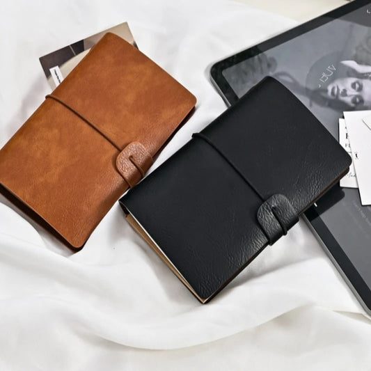 Vintage Leather Travel Diary Journal And Sketchbook Planner