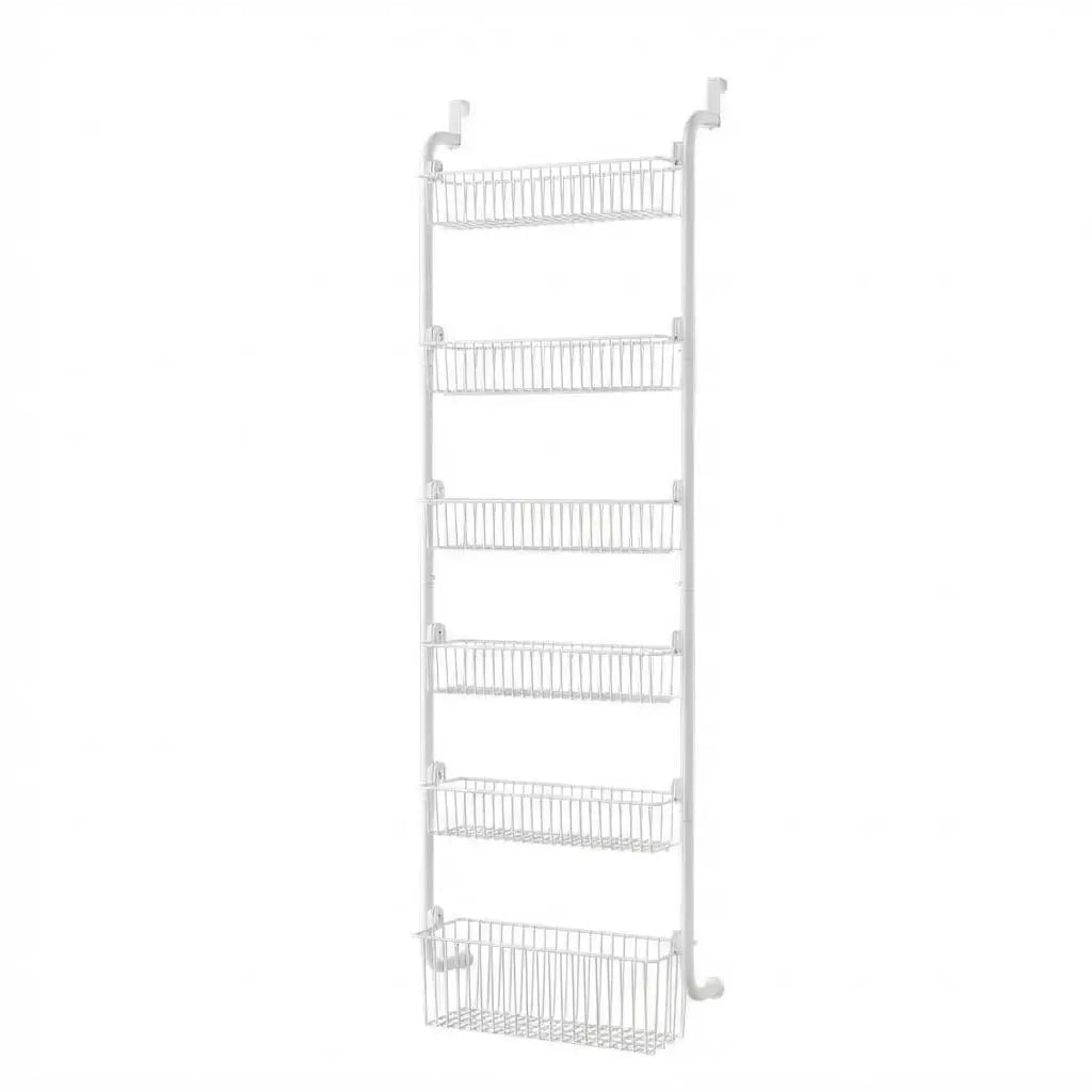 HiMISS Over Door Pantry Organizer Metal Storage Rack