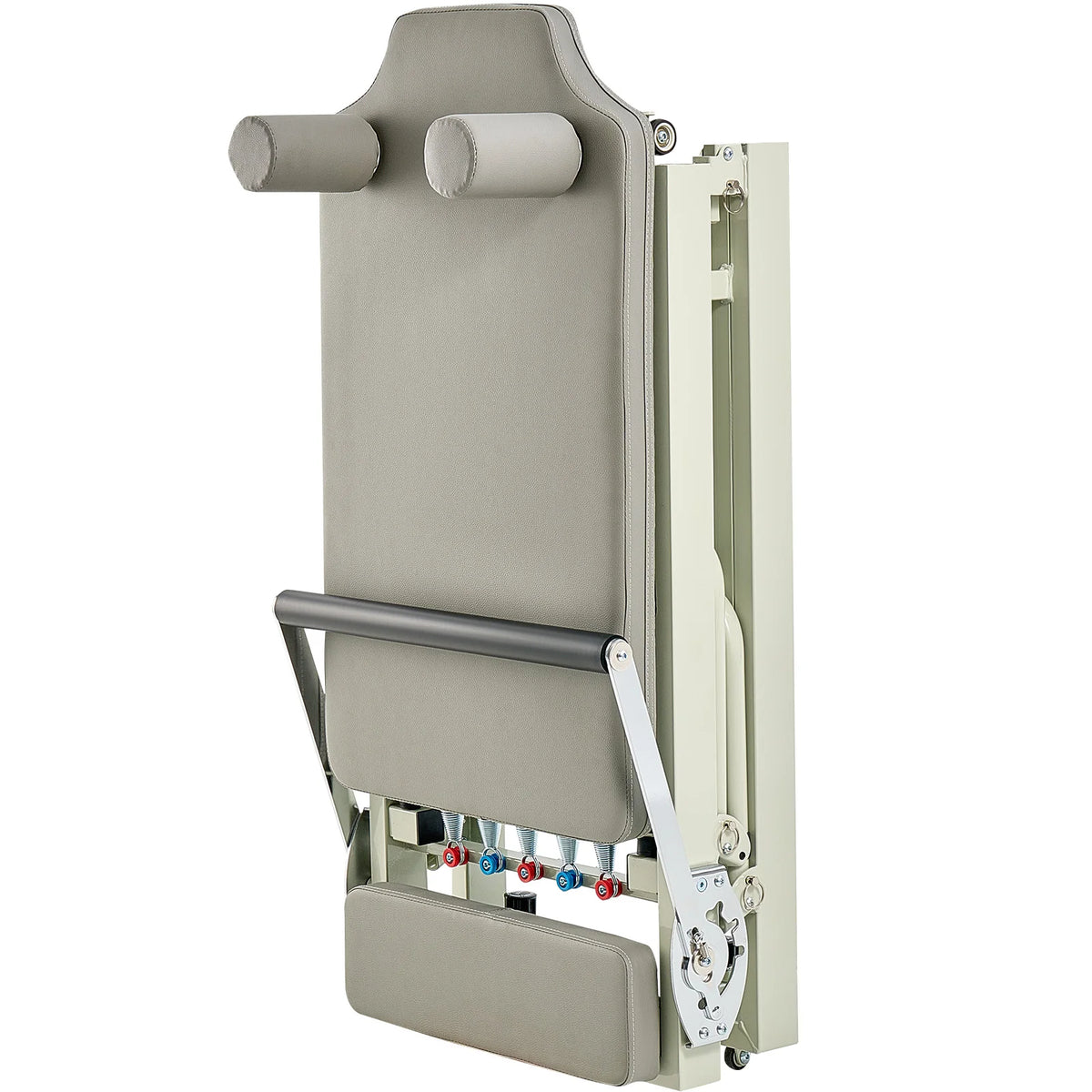 Foldable Pilates Reformer Machine With Dual Spring And Cord Resistance