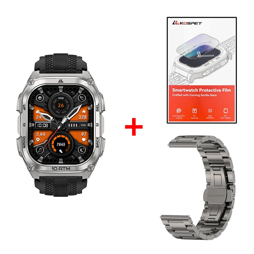 KOSPET Tank M4 Smart Watch GPS Stainless Steel Dive Edition